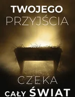 Ikony i obrazy sakralne - Baner na Boże Narodzenie "Twojego przyjścia czeka cały świat" 75x100 cm - miniaturka - grafika 1
