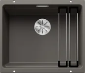 Zlewozmywaki - Blanco Zlewozmywak ETAGON 500-U wulkaniczny szary - miniaturka - grafika 1