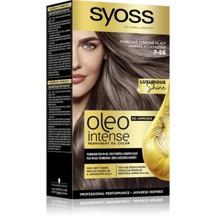 Syoss Oleo Intense Permanent Oil Color Farba do włosów 50 ml Odcień 7-56 Ashy Medium Blonde - Farby do włosów i szampony koloryzujące - miniaturka - grafika 1
