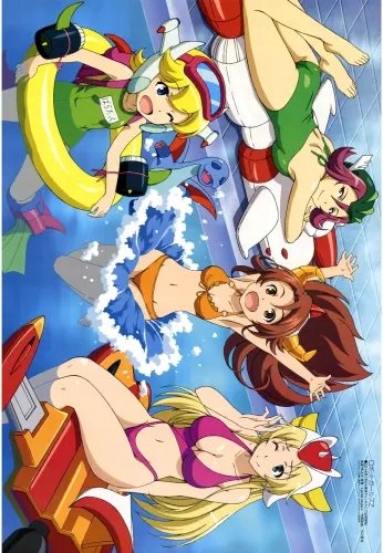 Plakat Anime Robot Girls Z RGZ_007 A2 (custom)