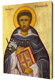Ikona świętego Dominika - Ikony i obrazy sakralne - miniaturka - grafika 1
