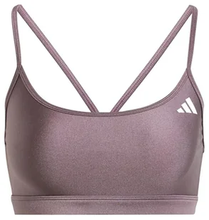 adidas Damski biustonosz treningowy Aeroreact Light Support Błyszczący biustonosz, XL A-B - Biustonosze - miniaturka - grafika 1