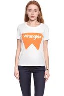 Koszulki i topy damskie - WRANGLER T SHIRT DAMSKI FESTIVAL TEE TANGERINE W7016EVUJ 112130893 - Wrangler - miniaturka - grafika 1