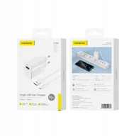 Ładowarki do telefonów - FONENG ładowarka sieciowa EU64 18W 1xUSB QC3.0 + kabel Micro Biały - miniaturka - grafika 1
