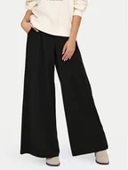 Spodnie damskie - JDY Spodnie palazzo Tanja 15341466 Czarny Wide Leg - miniaturka - grafika 1