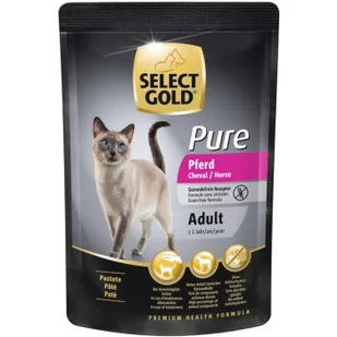 SELECT GOLD Adult Pure Konina 12x85 g - Mokra karma dla kotów - miniaturka - grafika 1