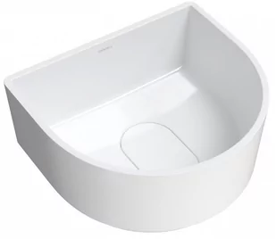 Omnires Cadence M+ Umywalka nablatowa 42x37 cm biały połysk CADENCE420BP - Umywalki - miniaturka - grafika 1