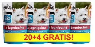 Frendi-  Kawałki w delikatnym sosie z jagnięciną 24x100g - Mokra karma dla kotów - miniaturka - grafika 1