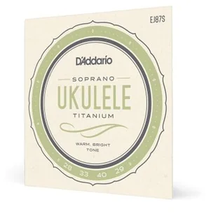 DAddario EJ-87S Titanium Soprano struny do ukulele - Struny gitarowe  - miniaturka - grafika 1