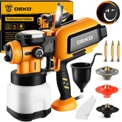 Pistolety malarskie - Pistolet malarski z dyszami 120 DIN DEKO DKSG60K2 - miniaturka - grafika 1