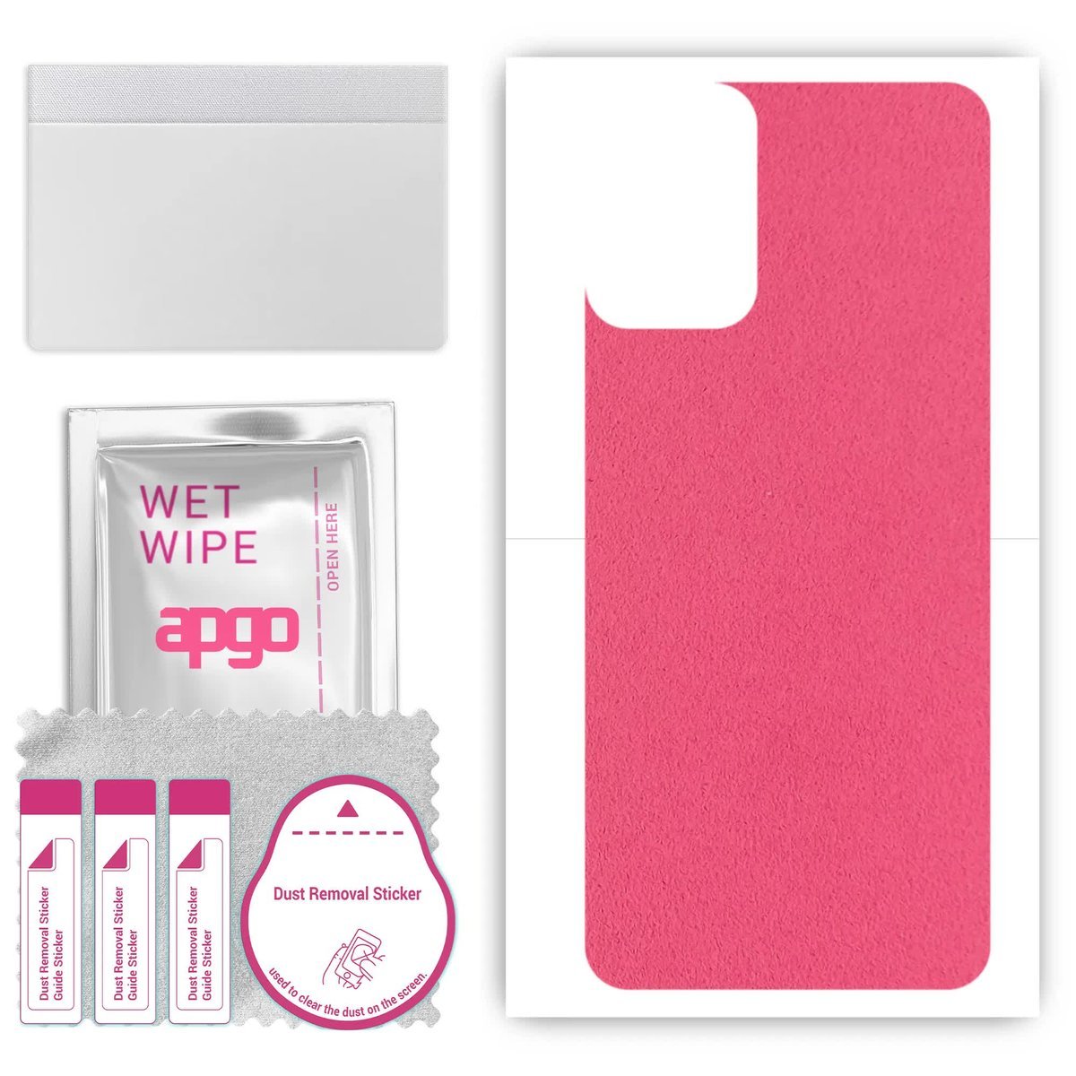 Folia naklejka skórka strukturalna na TYŁ Zamsz do Motorola Moto G Power 5G 2024 - Zamsz Różowy - apgo SKINS