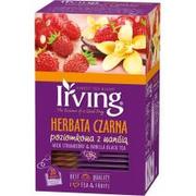 Herbata - Irving Herbata czarna poziomkowa z wanilią 20 szt. - miniaturka - grafika 1