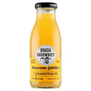 Bracia Sadownicy Sok tłoczone jabłko z pomarańczą 250 ml - Soki i napoje niegazowane - miniaturka - grafika 1