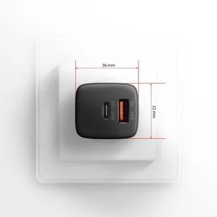 ACU-PQ30 Ładowarka sieciowa, PD & QC 30W, QC3.0,4.0/AFC/FCP/PPS/Apple, Czarna - Ładowarki do telefonów - miniaturka - grafika 8