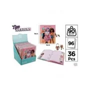 Szkolne artykuły papiernicze - Pamiętnik zamykany na kłódkę Big Dream Girls MIX - miniaturka - grafika 1