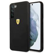 Etui i futerały do telefonów - Ferrari FESSIHCS22SBK S22 S901 czarny/black hardcase On Track Silicone FER000522-0 - miniaturka - grafika 1