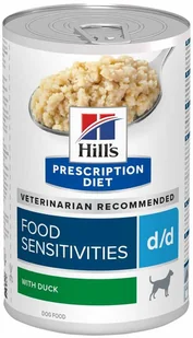 Hills Prescription Diet d/d Food Sensitivities, kaczka - 24 x 370 g - Mokra karma dla psów - miniaturka - grafika 1