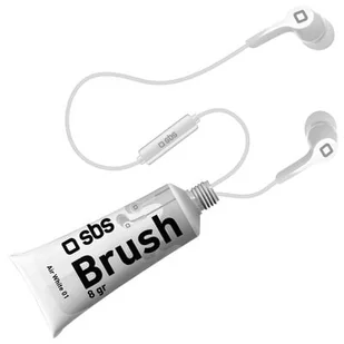 SBS Brush biały - Słuchawki - miniaturka - grafika 1