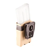 Pistolety ASG - Obrotowe etui plastikowe MH-34-M16 na magazynek kal. 5,56 do M16/M4/AR15 (NATO standard 5.56), khaki - miniaturka - grafika 1