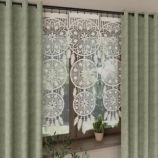 Panel żakardowy Alia 140 x 43 cm beż - Zasłony - miniaturka - grafika 1