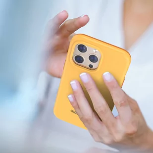 Choetech MFM Anti-drop case etui Made For MagSafe do iPhone 13 Pro pomarańczowy (PC0113-MFM-YE) - Etui i futerały do telefonów - miniaturka - grafika 6