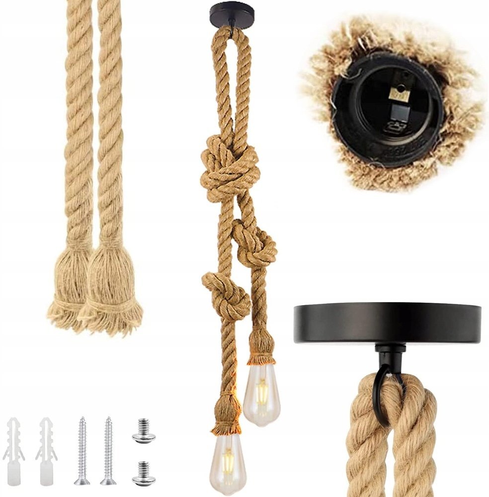 Lampa wisząca Interlook Lampa wisząca Modern Loft 2 -punkty światła E27