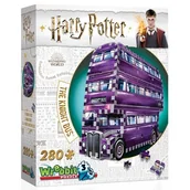 Puzzle - Wrebbit 3D Puzzle 280 części  3d puzzle  Harry Potter: The Knight Bus W3D-0507 - miniaturka - grafika 1