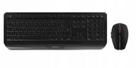 Klawiatury - Cherry Tastatur und Maus Set Gentix Desktop JD-7000DE-2 black - miniaturka - grafika 1