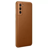 Etui i futerały do telefonów - Samsung Leather Cover do Galaxy S21+ brown EF-VG996LAEGWW - miniaturka - grafika 1