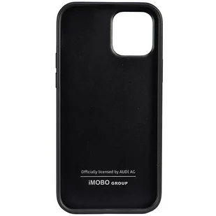 Etui Audi Synthetic Leather na iPhone 12 / iPhone 12 Pro - czarne AU-TPUPCIP12P-TT/D1-BK - Etui i futerały do telefonów - miniaturka - grafika 1