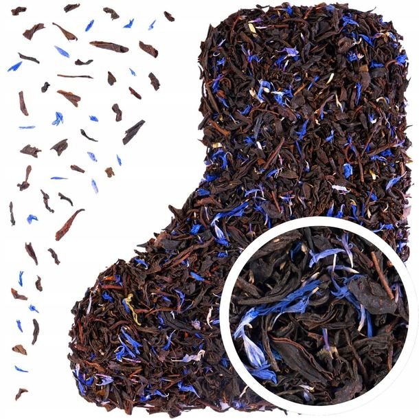 Earl Grey Blue niebieski Assam 1 kg - herbata czarna Assam z bławatkiem