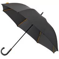Parasole - Automatyczny Długi Parasol Marki Impliva, Wiatroodporny, Czarny - miniaturka - grafika 1