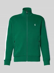 Bluza rozpinana z kieszeniami na zamek błyskawiczny i wyhaftowanym logo - Bluzy męskie - miniaturka - grafika 1