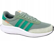 Buty sportowe męskie - Adidas Run 70S HP6122 Retro Buty Męskie Zielone - miniaturka - grafika 1