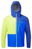 Bluzy sportowe męskie - RONHILL Kurtka biegowa męska TECH FORTIFY JACKET ocean/citrus - miniaturka - grafika 1