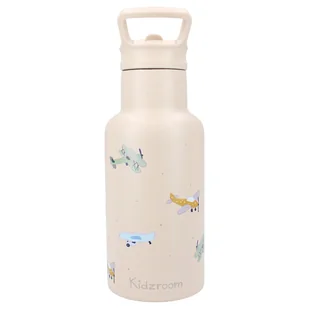 Bidon z ustnikiem 350 ml Small Aeroplane / Kidzroom - Kubki dla dzieci - miniaturka - grafika 1