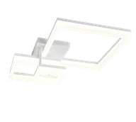 Lampy sufitowe - CAMINO R65771331 lampa sufitowa 66cm białe kwadraty LED 32W 4000K - miniaturka - grafika 1