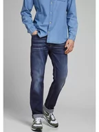 Spodnie męskie - Jack & Jones Dżinsy - Regular fit - w kolorze granatowym - miniaturka - grafika 1