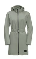 Płaszcze damskie - Jack Wolfskin Norden Port Płaszcz Miętowy Liść XXL - miniaturka - grafika 1