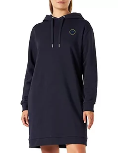 Armani Exchange Damska bluza z kapturem, sukienka z logo z przodu, niebieska (Blueberry), rozmiar S - Sukienki - miniaturka - grafika 1