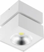 Lampy sufitowe - Oprawa Led Biały Bianco 8W 680Lm 4000K 240V Ip20,36St Kwadrat Ld-Bnc8Wkb-Nb Gtv - miniaturka - grafika 1