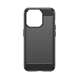Etui Carbon Case do iPhone 15 Pro elastyczny czarny - Etui i futerały do telefonów - miniaturka - grafika 3