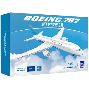 Klocki plastikowe PANTASY Samolot Boeing 787 Dreamliner 11017 - Klocki - miniaturka - grafika 1