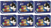Mokra karma dla kotów - Purina Felix Duo Wiejskie Smaki w galaretce 72x85g 50108-uniw - miniaturka - grafika 1