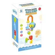 Zabawki do kąpieli - SŁUCHAWKA PRYSZNICOWA ROBOT WODOSPAD ZABAWKA DO KĄPIELI KUBECZKI NUREK - miniaturka - grafika 1