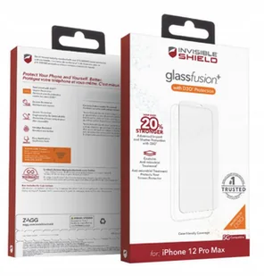 Szkło hartowane Zagg Invisible Shield do iPhone 12 Pro Max - Szkła hartowane na telefon - miniaturka - grafika 1