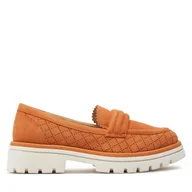 Półbuty damskie - Loafersy Caprice 9-24750-42 Pomarańczowy - miniaturka - grafika 1