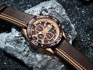 Zegarek ZEGAREK MĘSKI NAVIFORCE NF8018 - CHRONOGRAF (zn122d) + BOX - Zegarki męskie - miniaturka - grafika 3