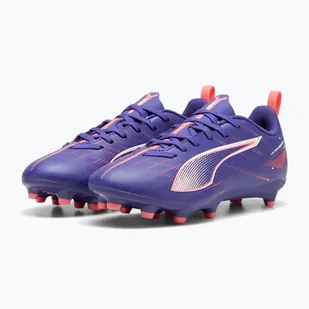 Buty piłkarskie dziecięce PUMA Ultra 5 Play FG/AG Jr lapis lazuli/puma white/sunset glow WYSYŁKA W 24H 30 DNI NA ZWROT - Piłka nożna - miniaturka - grafika 1