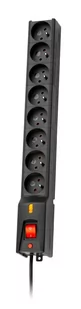 Lestar LXA8165 m 8 CZARNA LXA816 5m BLACK - Listwy zasilające - miniaturka - grafika 1